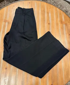Vince Black Tailored Straight Leg Pants Women's Size 6 Dress Trousers Relaxed thumbnail 1