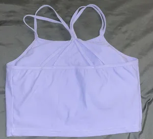 Kimberly Light Purple Crop Top Size L thumbnail 2