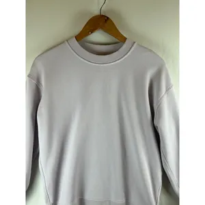 Lululemon Perfectly Oversized Crewneck Sweatshirt Lavender‎ Purple Cotton Size 0 thumbnail 4
