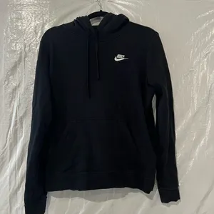 Nike Black Sportswear Club Fleece Pullover Sweatshirt Size Medium thumbnail 2