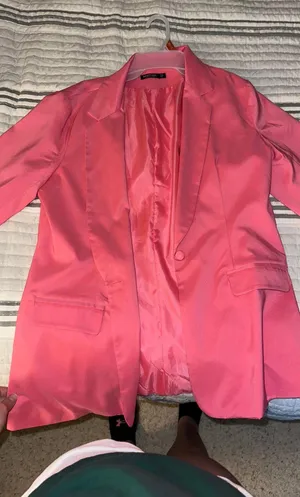 Oversized Blazer Pink Size 8 thumbnail 2