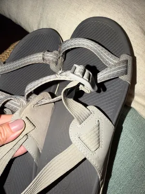 Chaco Women's Gray Strappy Sport Sandals thumbnail 7