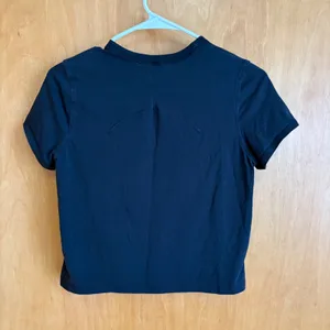 Lululemon‎ Classic-Fit Cotton-Blend T-Shirt Womens 2 Black LW3FGDS thumbnail 5