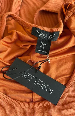 Rachel Zoe Orange Midi Dress thumbnail 2