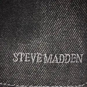 Vintage early 2000s Steve Madden mini shoulder bag black denim thumbnail 8