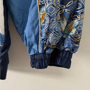 VINTAGE- Active Frontier 90’s Windbreaker Bomber Jacket Aztec size XL thumbnail 11