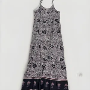 Natural Life Dress Size Medium Maxi Spaghetti Strap Lightweight Purple Floral thumbnail 2