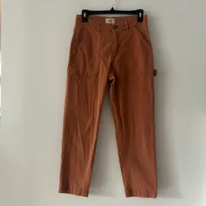 Marine Layer Womens Maya Slim Straight Leg Utility Pant Chino Amber Brown Size 4 thumbnail 2