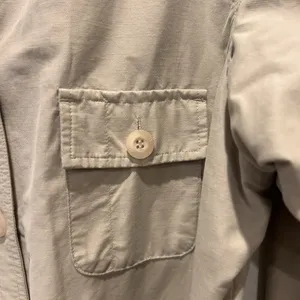 Woolrich Womens Safari Field Jacket Tan Beige Cotton Blend Belted Size Small thumbnail 4