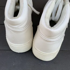 American Eagle White High Top Platform Sneakers Size 8 thumbnail 6