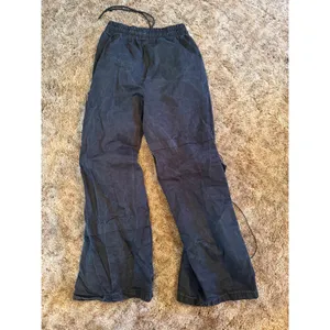 Mercy House Noa Montreal Gorpcore Lace-Up Cargo Pants Faded Black Charcoal thumbnail 9