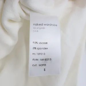 Naked Wardrobe Cream Turtleneck Long Sleeve Bodysuit Small thumbnail 5