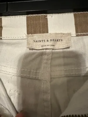 Saints and Hearts Trendy Bell Striped jeans thumbnail 2
