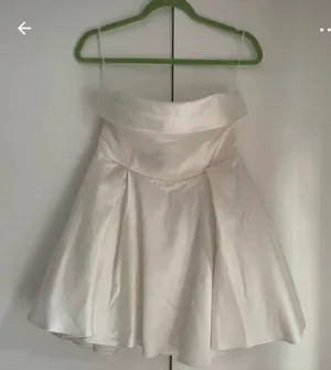 Meshki bridal satin mini dress thumbnail 1