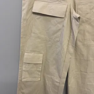 Princess Polly Women’s Beige Cepora Cargo Wide Leg Pants With Pockets- size 4 thumbnail 3