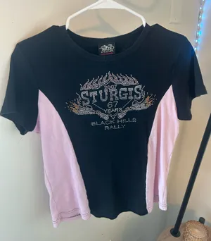 Sturgis Harley-Davidson Tee pink and black thumbnail 1