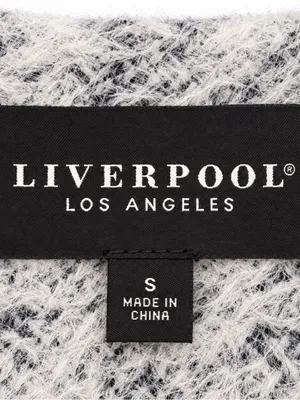 Liverpool Los Angeles Fuzzy Geometric Houndstooth Coatigan Cardigan S thumbnail 4