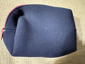 Vineyard Vines Navy Mini Bag with Light Pink Logo thumbnail 1