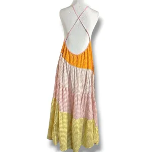 Free People Bohemian Beach Summer What Love Is Maxi Dress Size Medium Sundress thumbnail 13