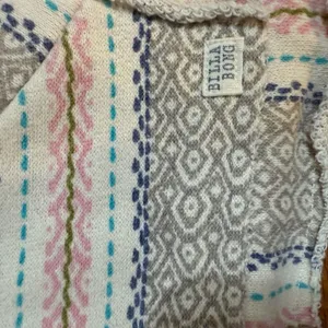 Billabong Baja Striped Textured Knit Hoodie Top Boho Surf Beach Pullover Sz‎ M thumbnail 10