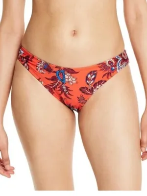 Rhode swim bikini bottoms red and blue size XS new thumbnail 1