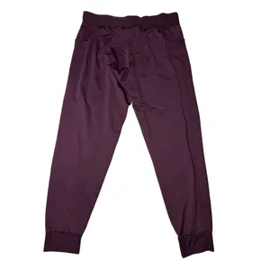 32 Degrees Heat Burgundy Stretch Jogger Pants Athleisure Lounge Size Large thumbnail 2