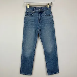 NEW Madewell The Petite 90s Straight Jean Rondell Wash Crease Relaxed US 23 P thumbnail 8