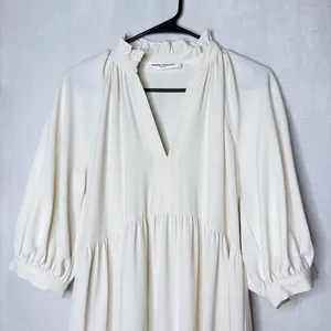 Amanda Uprichard White Midi Tiered Dress thumbnail 6