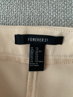 Forever 21 beige high waisted trousers thumbnail 4