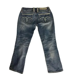 Rock Revival Jeans Size 27 Capri Alanis Inseam 23 Inches thumbnail 4