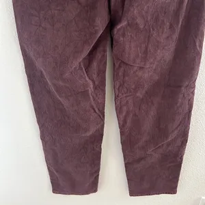 American Eagle 90s Straight Ribbed Corduroy Pants Purple Hue Fall Academia 4 thumbnail 9