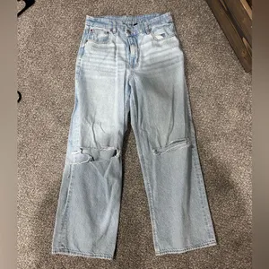 american eagle straight leg jeans thumbnail 1