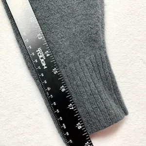 Zara Soft‎ Knit Cardigan Womens Size S Charcoal Grey Wool Blend V-Neck Cropped thumbnail 4