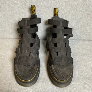 Doc Martens Ricki Gladiator Sandals Women 9 Black‎ Platform Webbing Strap EUC thumbnail 4