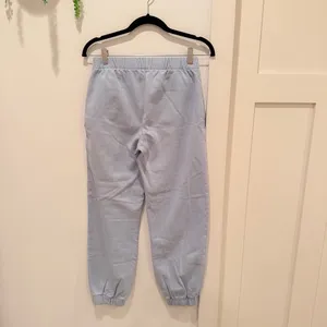 John Galt Light Blue Rosa Sweatpants One Size Women's Jogger Pants Elastic Waist thumbnail 7