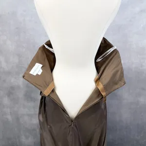 Davids Bridal Strapless Dress Womens Size 10 Brown Bridesmaid‎ Prom Dressy Gala thumbnail 7
