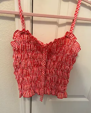 Red Gingham Top Boutique thumbnail 1
