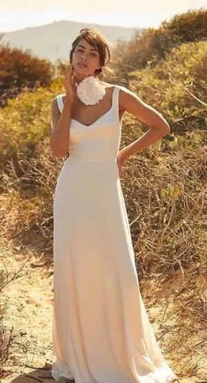 Reformation White Bridal Dress thumbnail 1