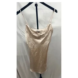 Princess Polly New Hewlett Mini Satin Slip Dress Champagne Date Night Y2k V Neck thumbnail 3