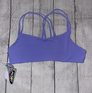 NWT Jolyn Fendrick Purple Strappy Bikini Top thumbnail 1