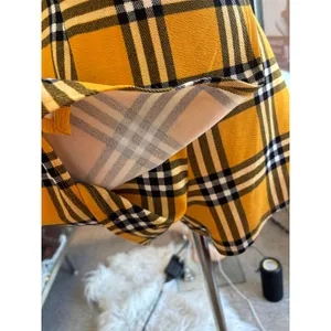 No‎ Boundaries Yellow Plaid Skort Romper O-Ring Straps Small 3-5 thumbnail 4