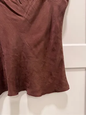Trina Turk brown Silk Lace Trim Camisole thumbnail 4