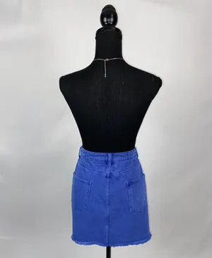 Gianni Bini Denim mini Skirt blue Medium thumbnail 3