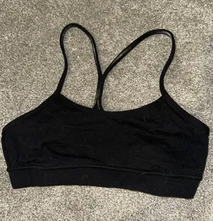 Lululemon Black Active Racerback Sports Bra thumbnail 1