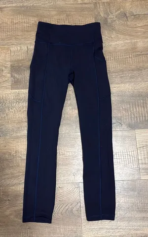 Lululemon Leggings Navy Blue thumbnail 1