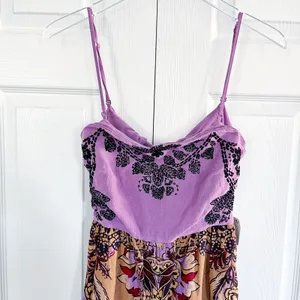 Free People Indio Sun Jumpsuit in Golden Combo thumbnail 4