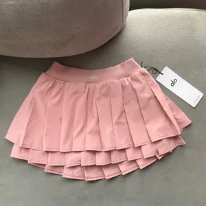 Alo Yoga Double Or Nothing Tennis Skirt Vintage Pink XS thumbnail 2