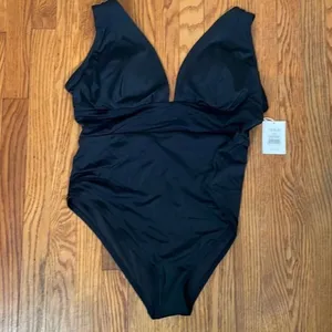 Andie Swim The Cheeky‎ Mykonos One Piece Swimsuit Black size XL NWT thumbnail 3