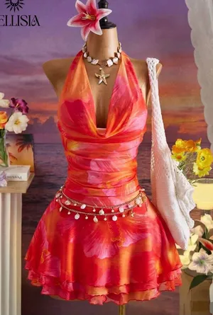 SheIn Tropical Dress thumbnail 1