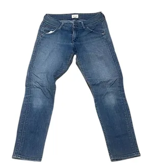 Hudson Women's Wide-Leg A-Line Jeans Size 24 Standard Medium Wash Blue Denim thumbnail 1